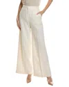 Hugo Boss Off-white Regular-fit Trousers In Beige