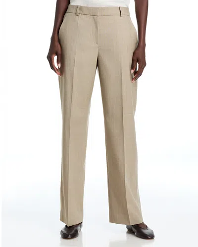 Hugo Boss Tilda Straight Fit Wool Blend Formal Trousers In Nude