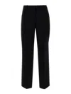 Hugo Boss Tilda9 Virgin Wool Trousers In Black