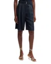 Hugo Boss Tilena Shorts In Dark Blue