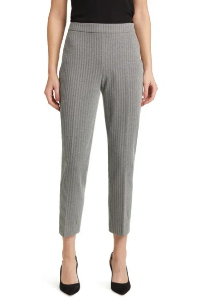 Hugo Boss Tilunara Taper Leg Pants In Herringbone