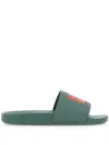 Hugo Boss Sandals Hugo Men Color Blue In 绿色