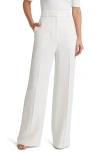 HUGO BOSS TIMOA PLEATED WIDE LEG TROUSERS