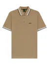 Hugo Boss Tipped-collar Polo Shirt In Multi