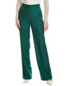 Hugo Boss Tireka Wool Trouser In Green