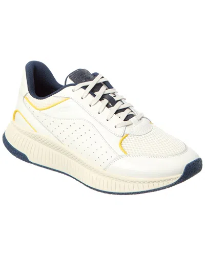 Hugo Boss Titanium Evo Leather Running Sneaker In White