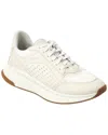 Hugo Boss Titanium Evo Leather Running Sneaker In White