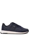 Hugo Boss Midnight Fabric And Synthetic Sneakers In Gray