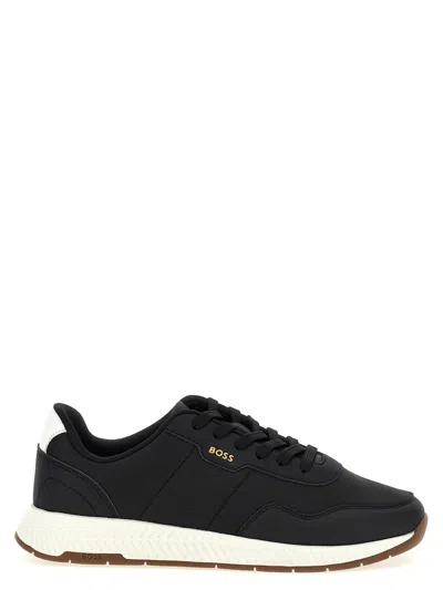 Hugo Boss 'titanium' Sneakers In Black