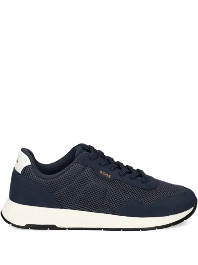 Hugo Boss Titanium Sneakers In Blau