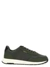 Hugo Boss Dark Green Low Top Sneakers In Green