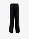 Hugo Boss Tiwi Wide Leg Trousers In Black