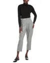 Hugo Boss Tocata Wool-blend Trouser In Burgundy