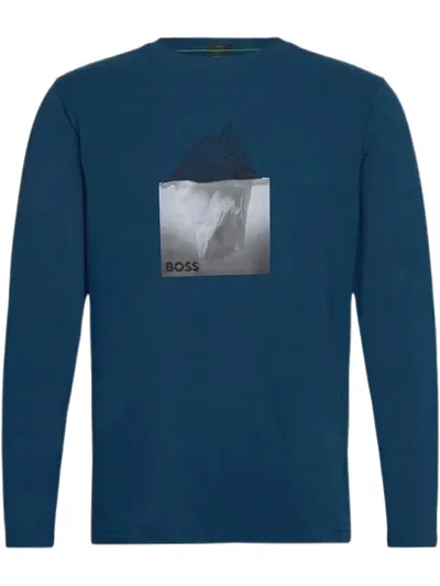 Hugo Boss Togn Sweatshirt In Blau