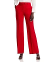 Hugo Boss Boss Tokalia Wool Flare Pants In Hope
