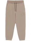 Hugo Boss Tonal-artwork Track Pants In Brown