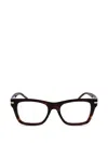 Hugo Boss Tortoiseshell-effect Rectangle-frame Glasses In Multi