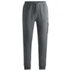 Hugo Boss Tracksuit Bottoms With Decorative Reflective Logo In Green