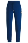 Hugo Boss Tracksuit Bottoms With Logo Label In Light Blue