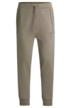 Hugo Boss Tracksuit Bottoms With Mirror-effect Logo In Light Green