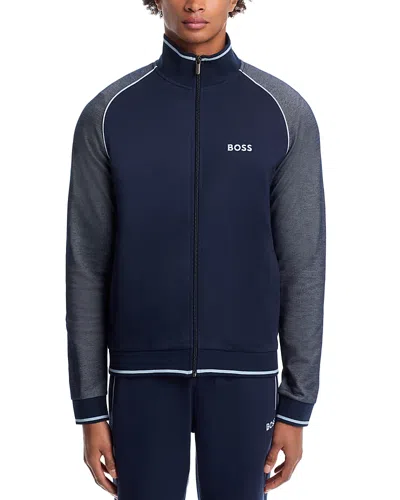 Hugo Boss Tracksuit Jacket In Dark Blue