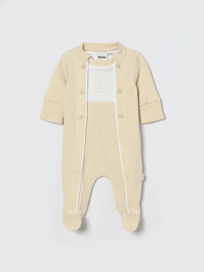 Hugo Boss Babies' Tracksuit Boss Kids Color Beige In Nude