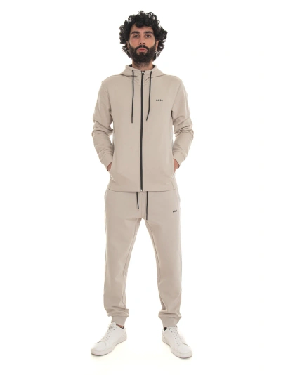 Hugo Boss Tracksuitset-50506320271 Sweat Tracksuit In Beige