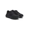 Hugo Boss Trainers With Mesh And Faux Leather In Black