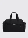 Hugo Boss Logo-strap Holdall With Contrast Branding In Black