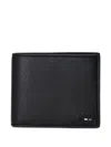 Hugo Boss Tri-fold Wallet In Black