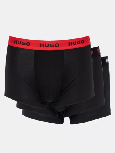 Hugo Boss Tri-pack Of Boxers In Black