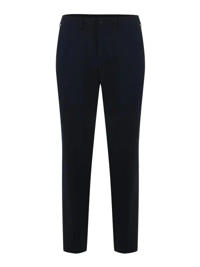 Hugo Boss Slim-fit Trousers In Blue
