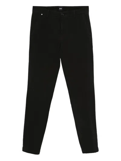 Hugo Boss Trousers In Brown