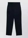 Hugo Boss Trousers Linen Belt Loops In Blue
