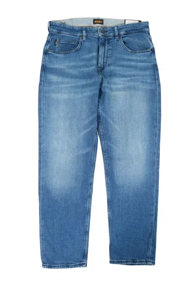 Hugo Boss Troy Regular Tapered Fit Jeans 431 Bright Blue