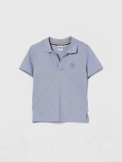 Hugo Boss Babies' T-shirt Kids Boss In Blue