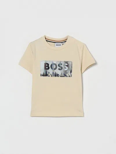 Hugo Boss Babies' T-shirt Kids Boss In Neutral