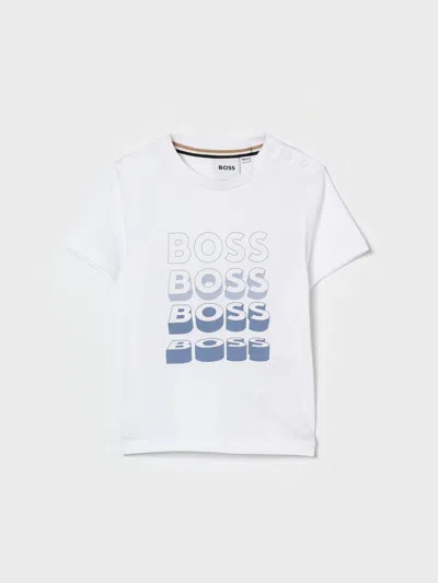 Hugo Boss Babies' T-shirt Kids Boss In White