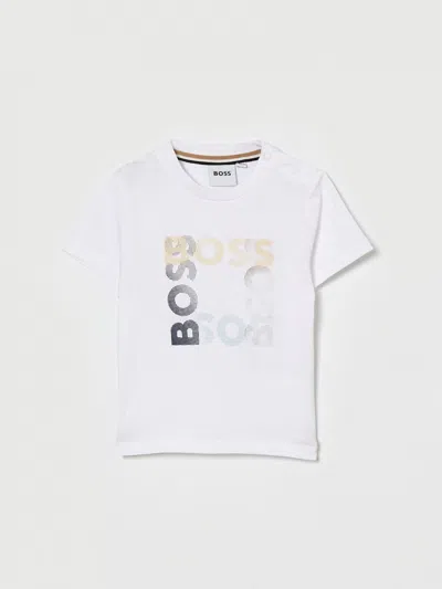 Hugo Boss Babies' T-shirt Kids Boss In White
