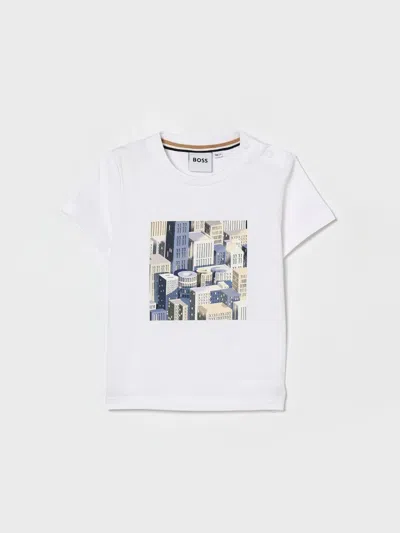 Hugo Boss Babies' T-shirt Kids Boss In White