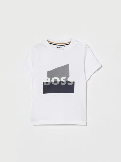 Hugo Boss Babies' T-shirt Kids Boss In White