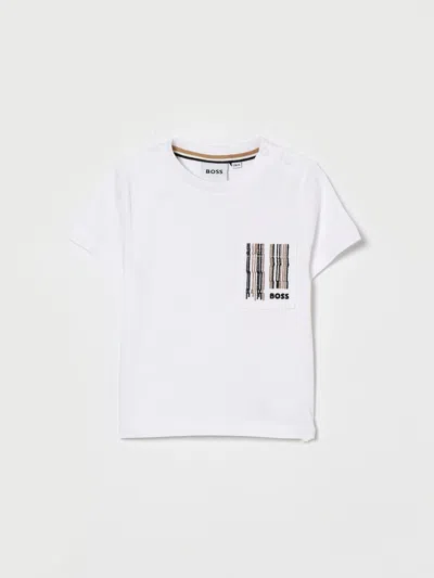 Hugo Boss Babies' T-shirt Kids Boss In White
