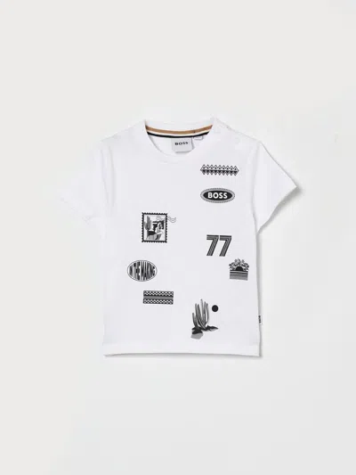 Hugo Boss Babies' T-shirt Kids Boss In White