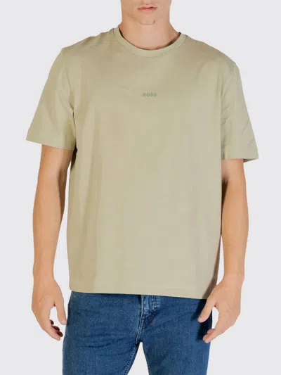 Hugo Boss T-shirt Boss Men Color Green In Brown