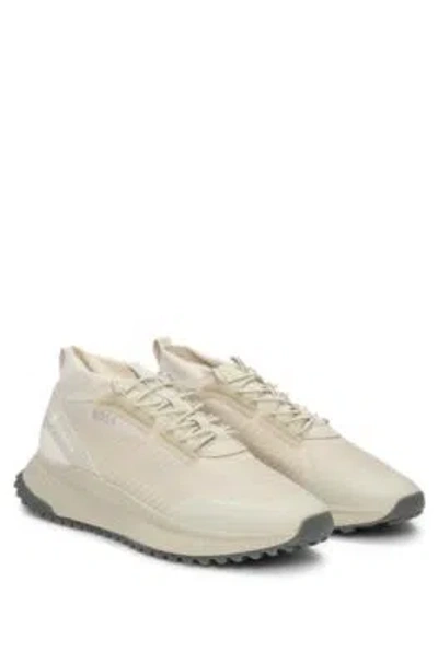 Hugo Boss Boss X Gore-tex Ttnm Evo Trainers With Waterproof Finish In Light Beige