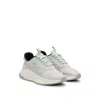 Hugo Boss Ttnm Evo Mixed-material Gore-tex Trainers With Ridged Sole In Grey