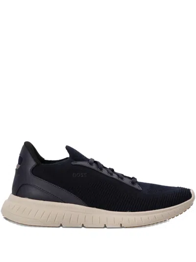 Hugo Boss Ttnm Evo Sneakers Mit Einsätzen In Blue