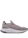Hugo Boss Ttnm Evo Slon Panelled Sneakers In Grey