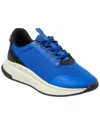 Hugo Boss Ttnm Evo Trainers With Ribbed Sole In Blue