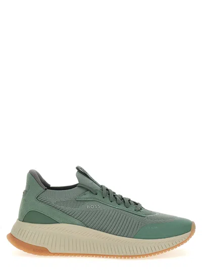 Hugo Boss Ttnm Evo Sneakers In Green